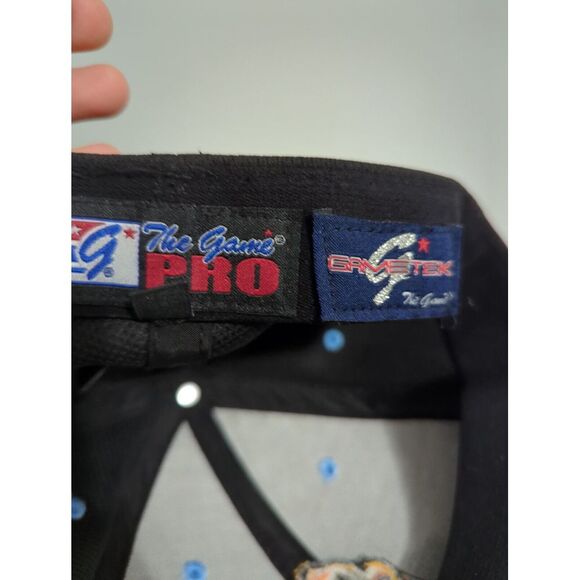 Vintage Houndz Fitted Mens M The Game Pro Hat Embroidered Dog Light Blue Cap - Picture 5 of 7